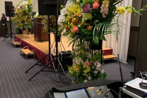 企業イベントにて音響業務!