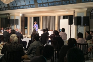 都内某所にてパーティーの音響担当